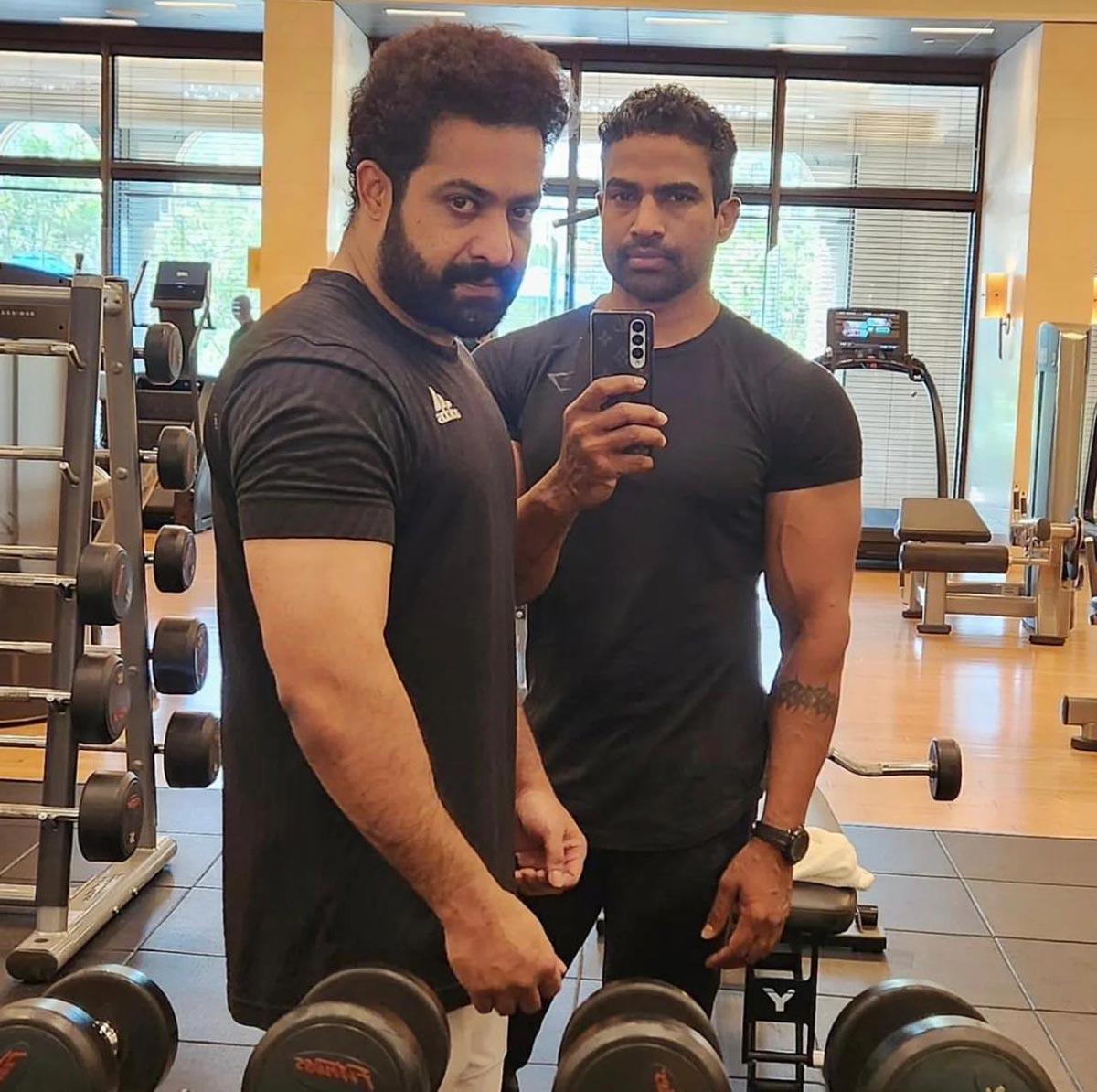 NTR workouts even on vacation