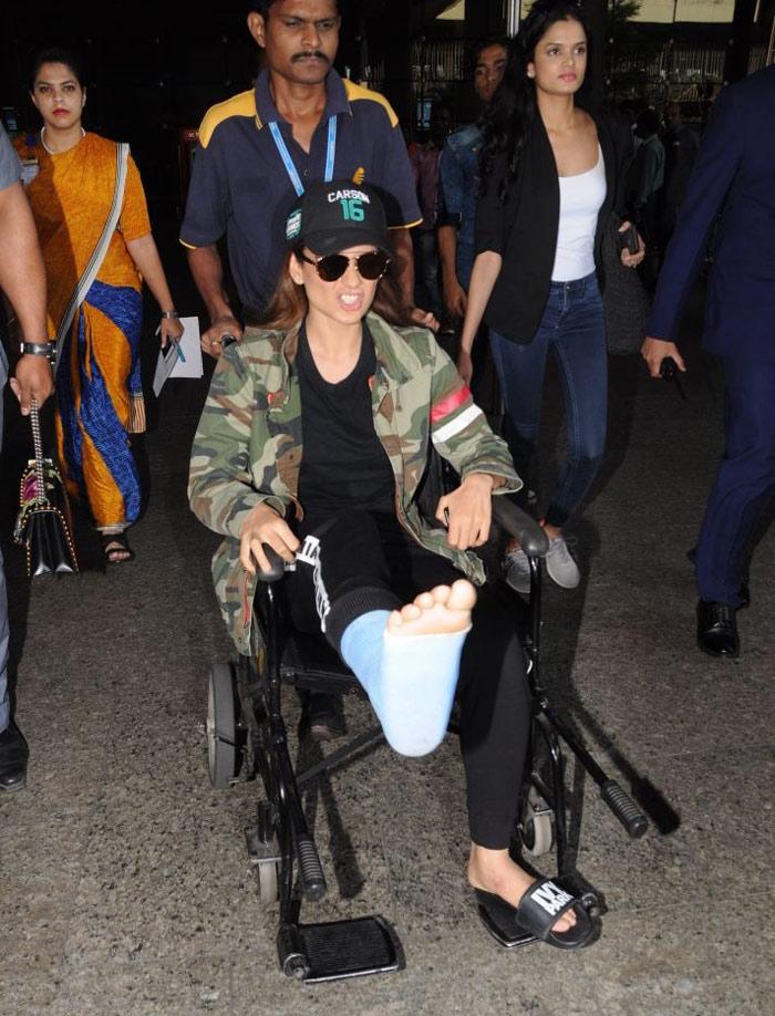 Kangana Injured Again For Manikarnika