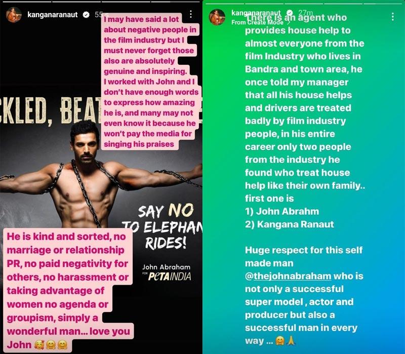 Kangana Shoots Fan Letter To John Abraham