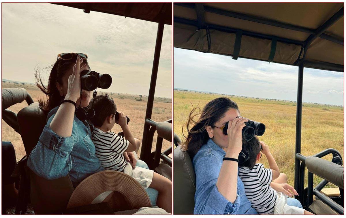 Kareena Kapoor And Jeh Enjoy In Tanzania