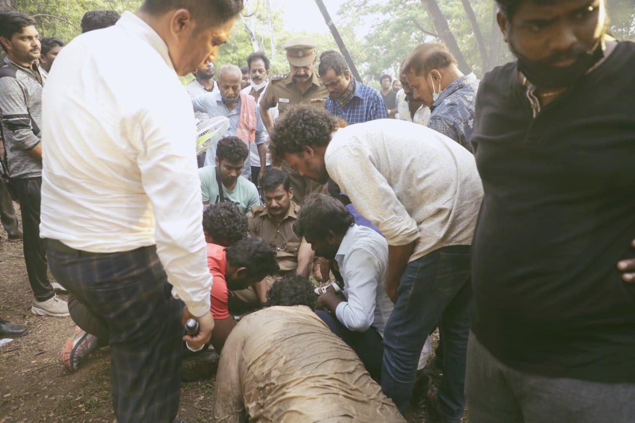 Shock: Vishal injured during the Laththi climax