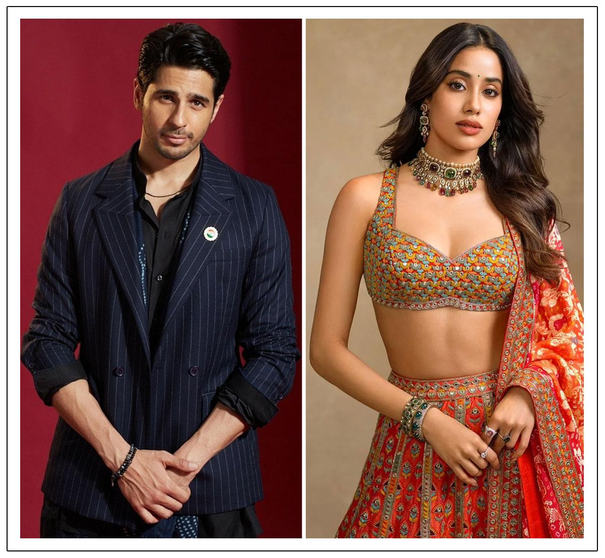 Sidharth Malhotra - Janhvi Kapoor Team Up For Romantic Comedy Param Sundari