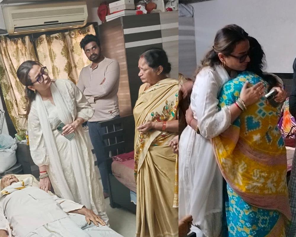 Namrata consoles Pattabhi family members