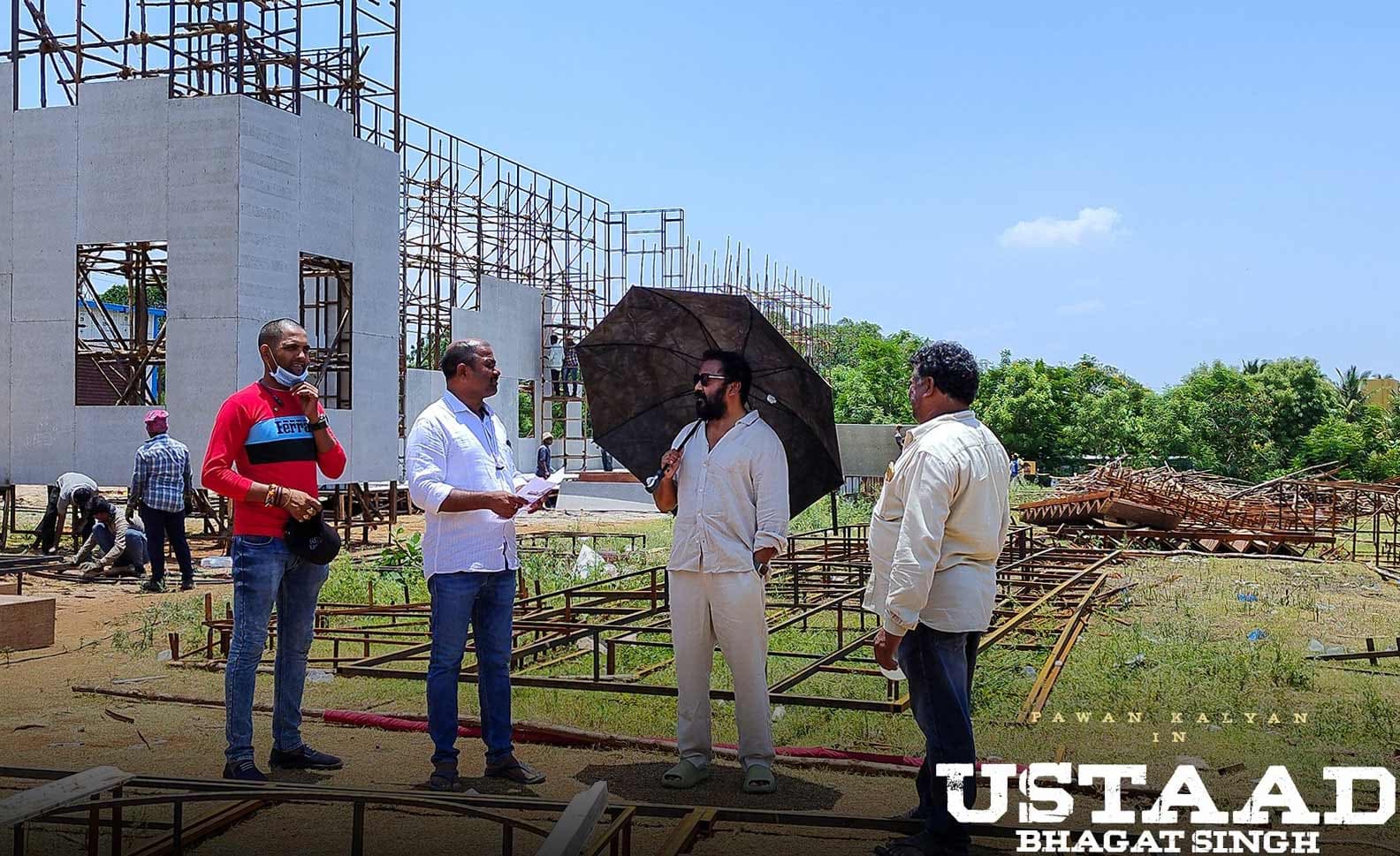 Massive Set Erected For Ustaad Bhagat Singh