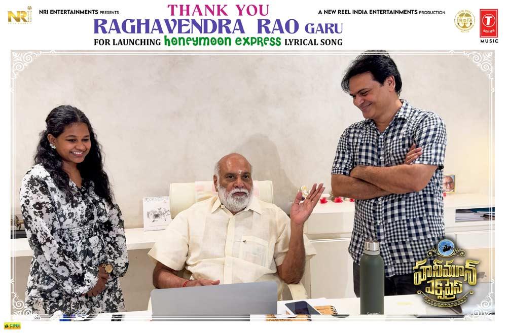 K. Raghavendra Rao launches HONEYMOON EXPRESS song