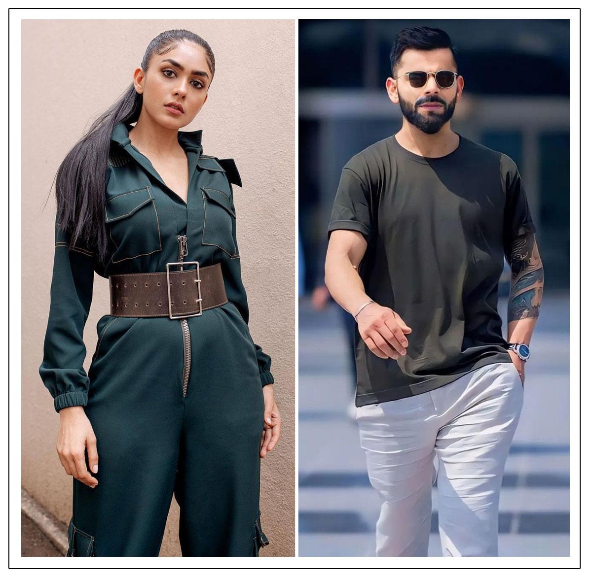 Mrunal Thakur Classes Her Trolls On Virat Kohli