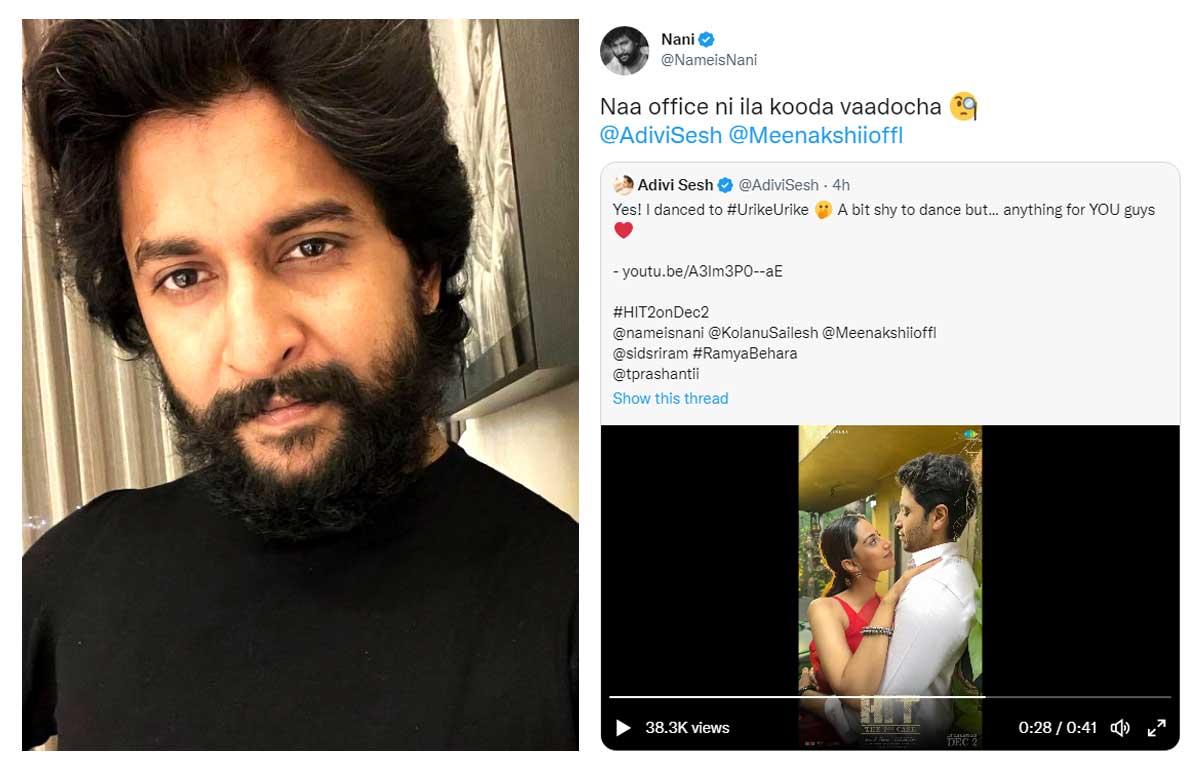 Nani is serious on Adivi Sesh