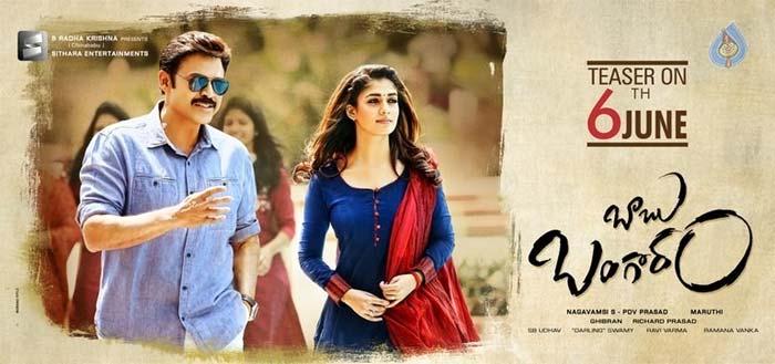 Babu Bangaram Hangs in Nayan Hands!