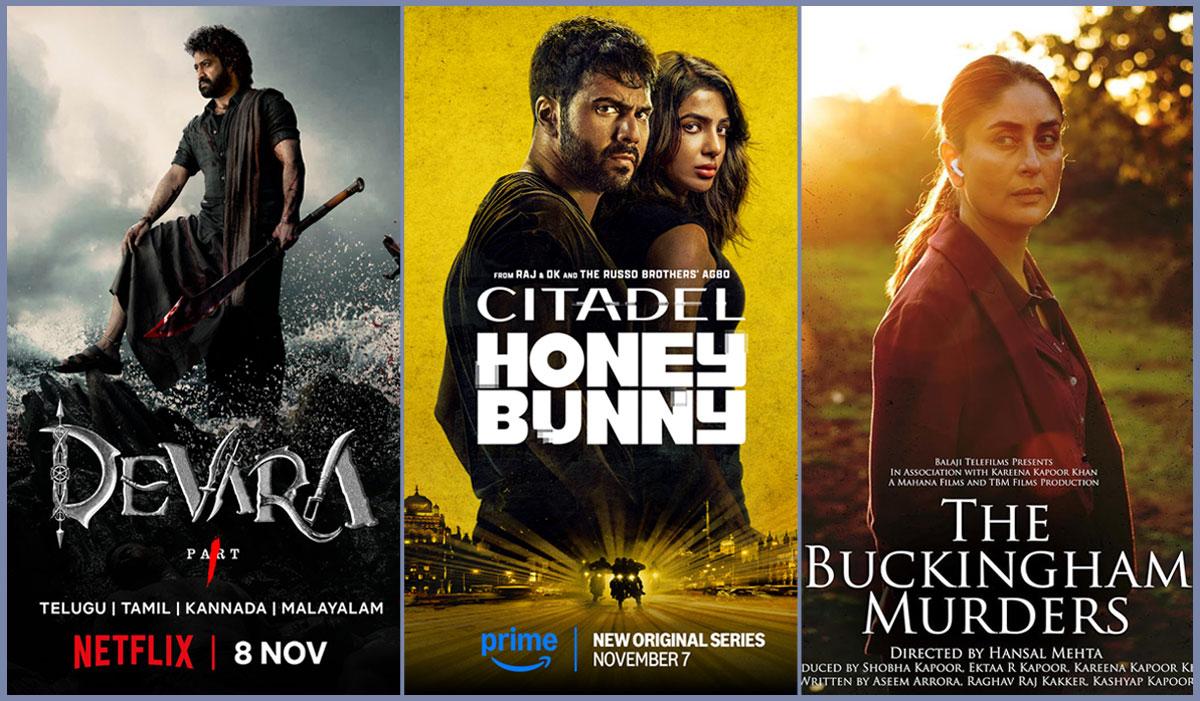 November OTT Releases - Citadel - The Buckingham Murders Devara And More