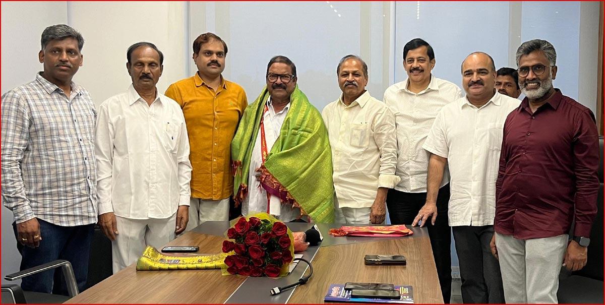 FNCC President K.S. Rama Rao to N.T.R. Honored by the Centenary Committee.