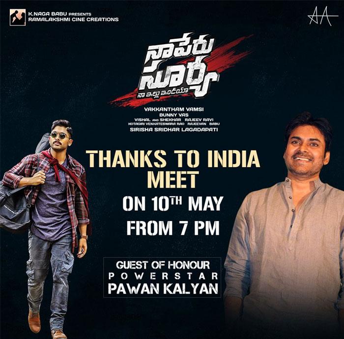 Breaking: Pawan Boost for Naa Peru Surya