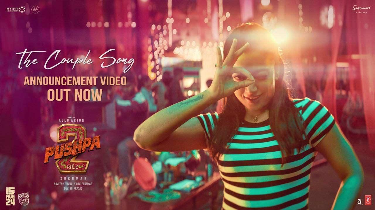 Time locked for Pushpa The Rule couple song Sooseki