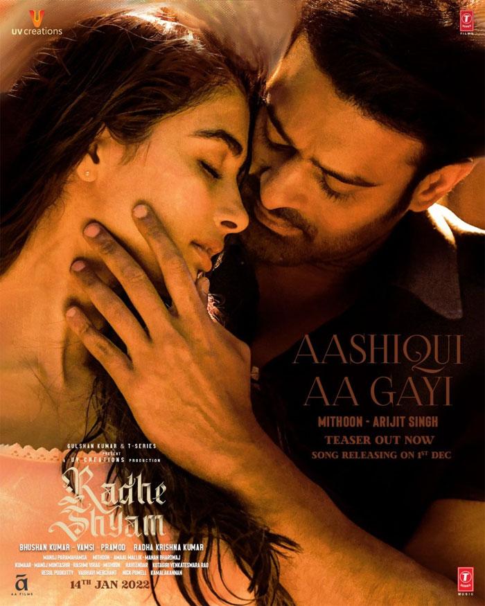 Radhe Shyam: Nagumomu Thaarale sends romantic bites