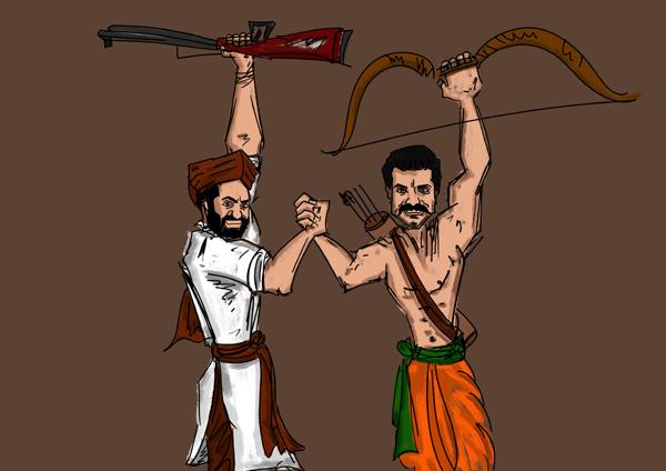 Rajamouli Repairing RRR For Charan!
