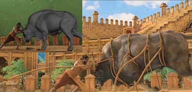 Rajamouli Learned from Bull Fight Scene of 'Baahubali'!