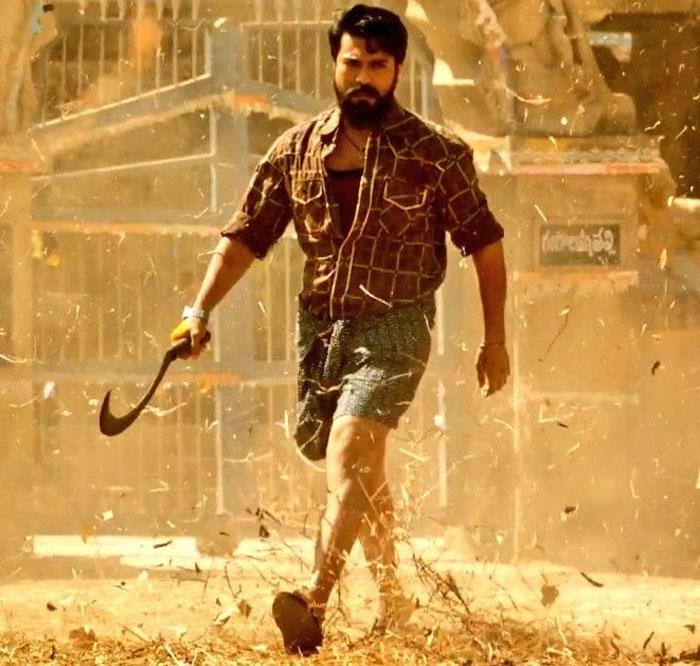Rangasthalam Teaser: Charan Packs New Punch
