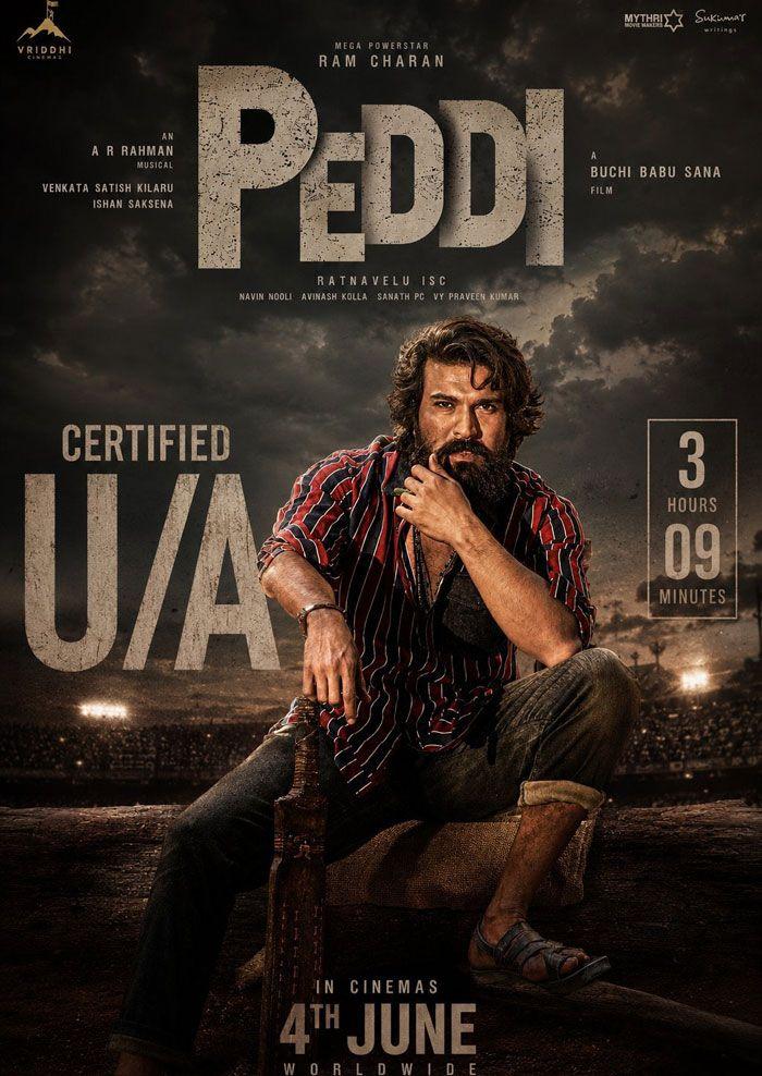 Ram Charan’s Peddi Cleared With UA 16+ And 3 Hour Runtime