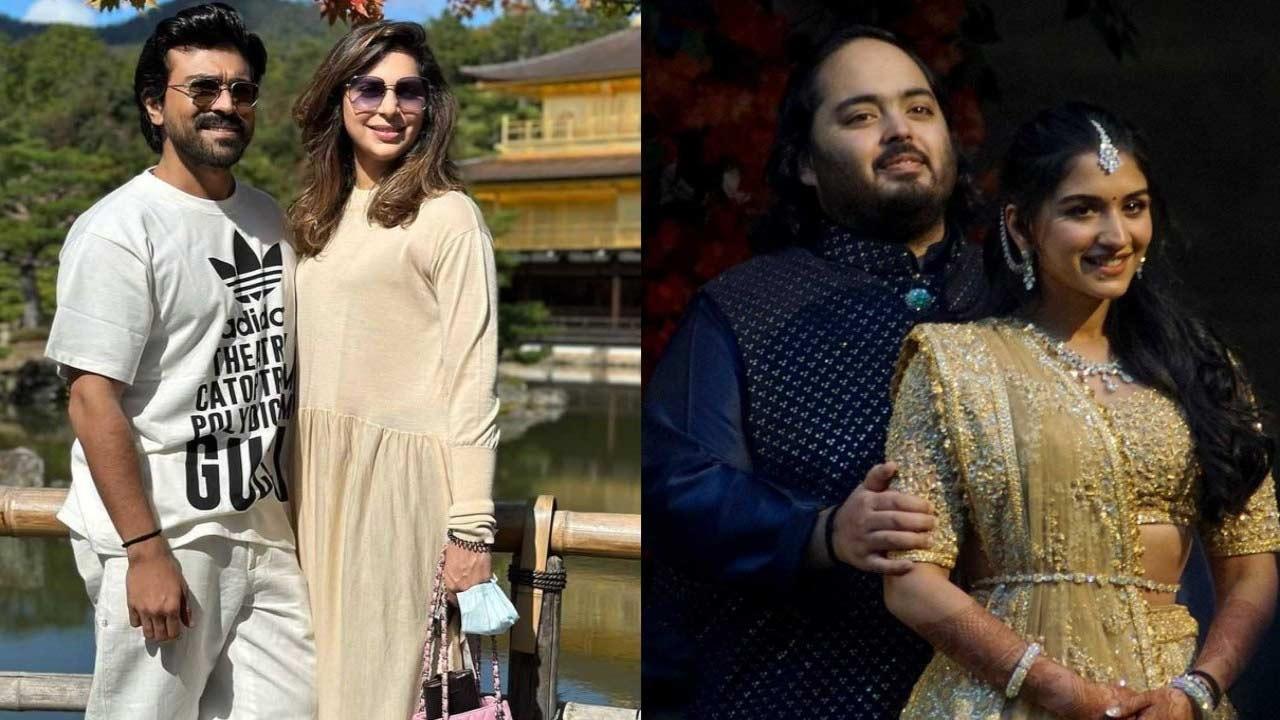Ram Charan,Upasana grace Anant Ambani pre-wedding celebrations