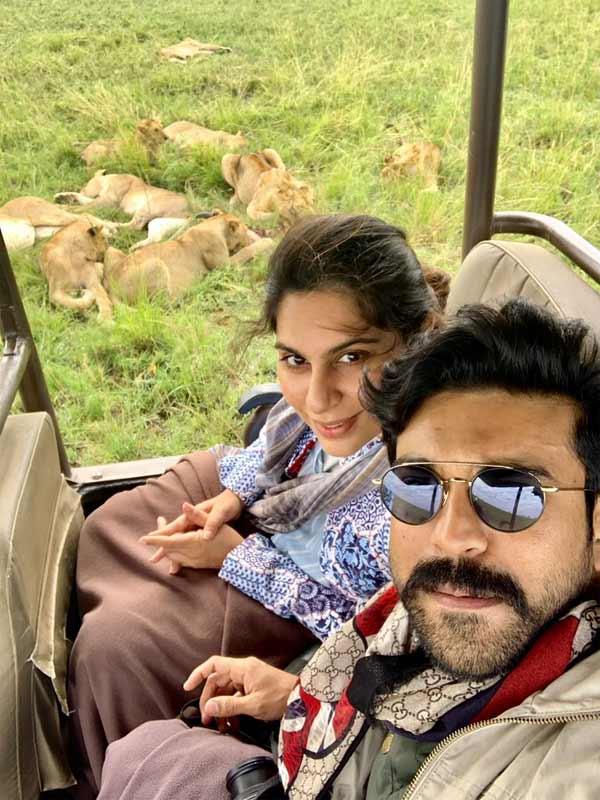 Pic Talk: Charan And Real Chirutha