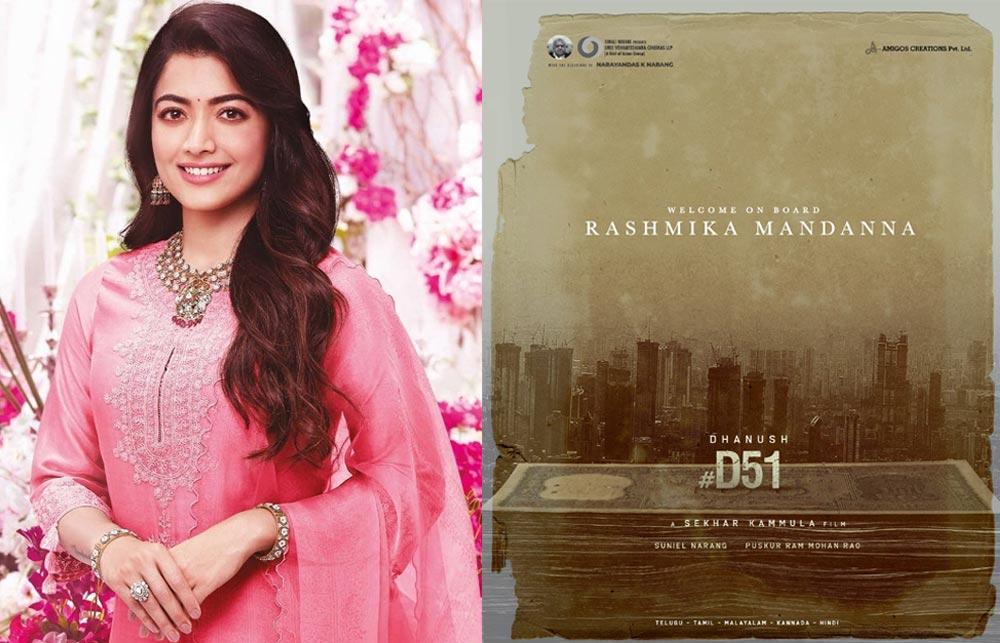 Rashmika Mandanna Comes On Board For Dhanush-Sekhar Kammula Film