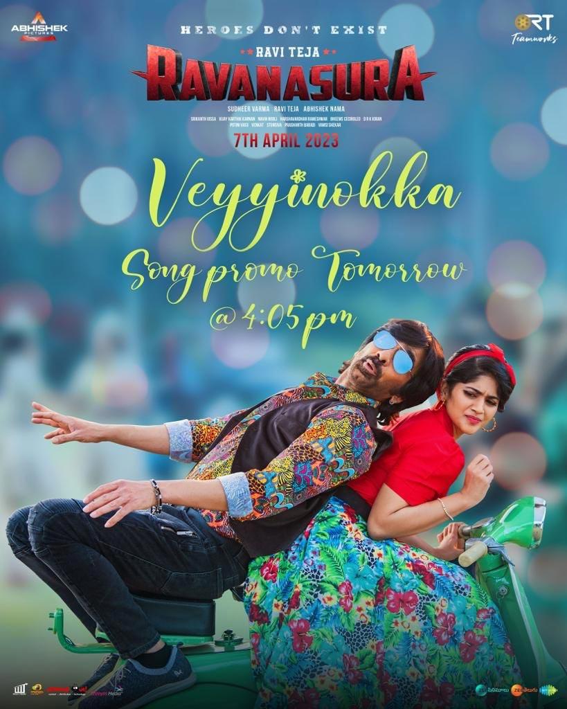 Ravanasura: Veyyinnokka promo tomorrow