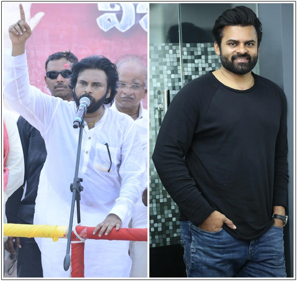Sai Dharam Tej Readies To Campaign For Pawan Kalyan