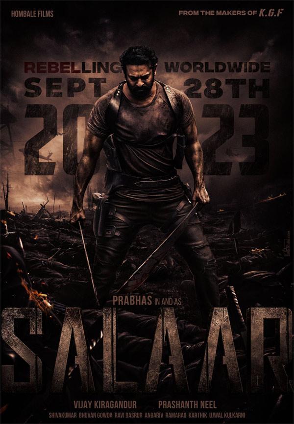 Salaar release date out: Prabhas' mass explosion thrills
