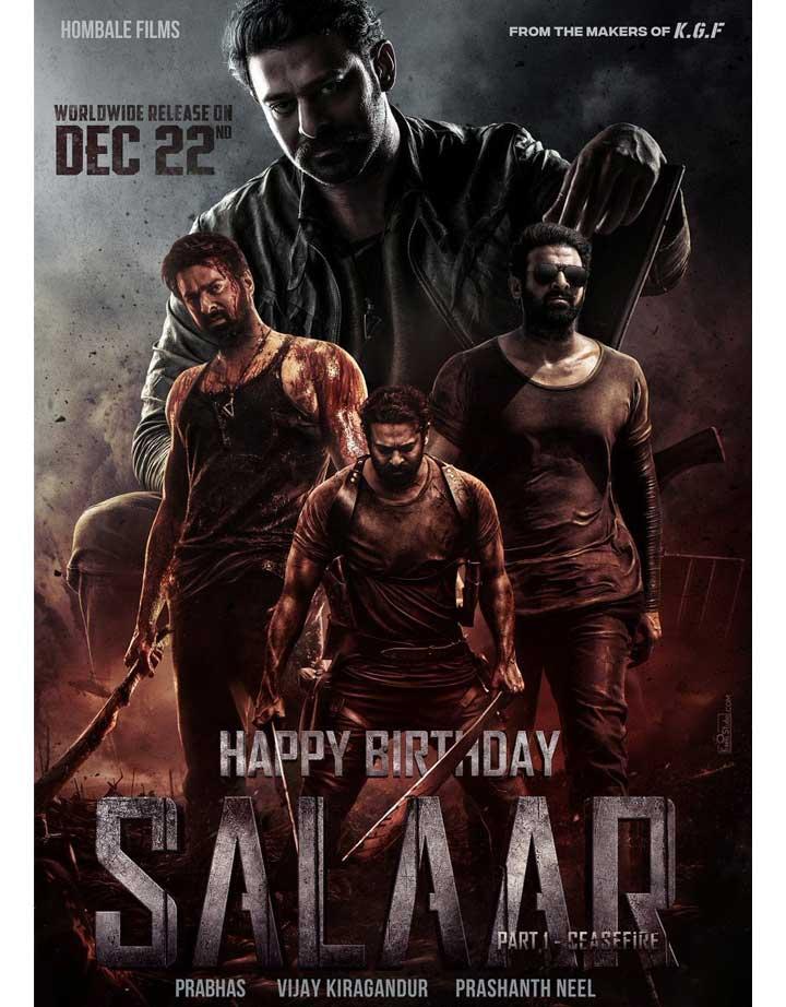 Salaar greets Prabhas on B-Day, Confirms release
