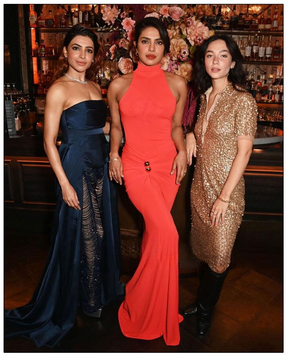 Samantha Steals Spotlight With Priyanka Chopra At London