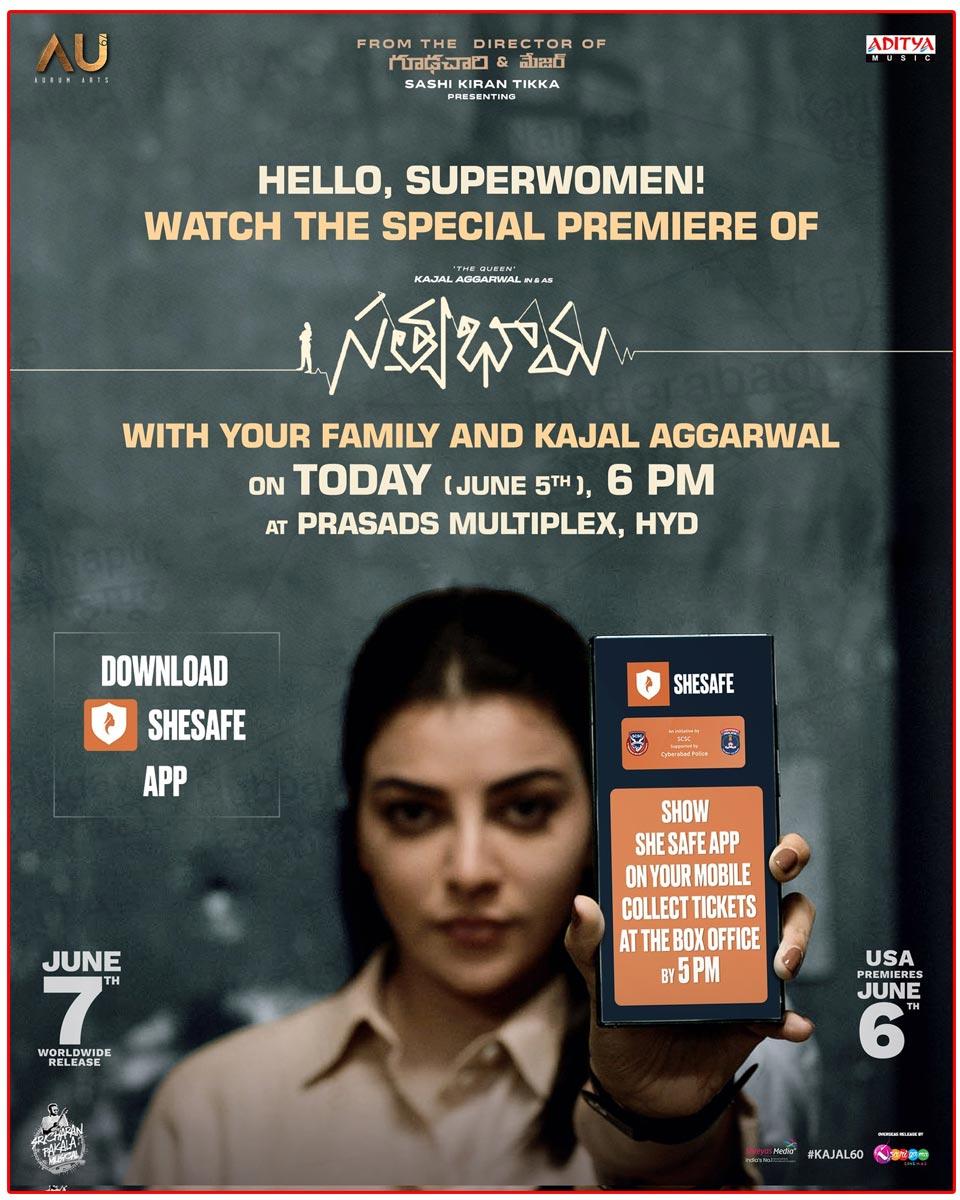 Satyabhama Special Premieres Today