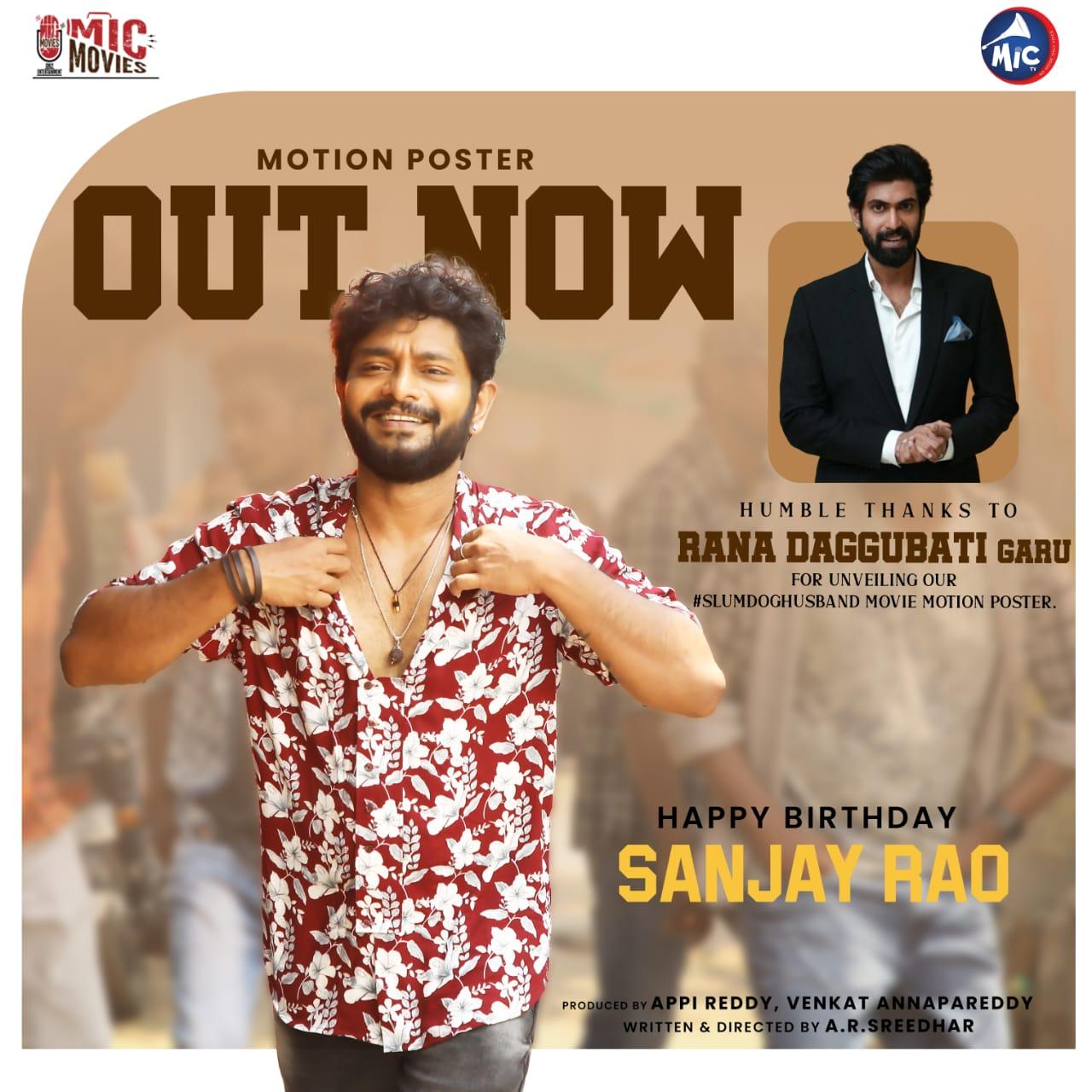 Rana releases Slum Dog Husband's motion poster