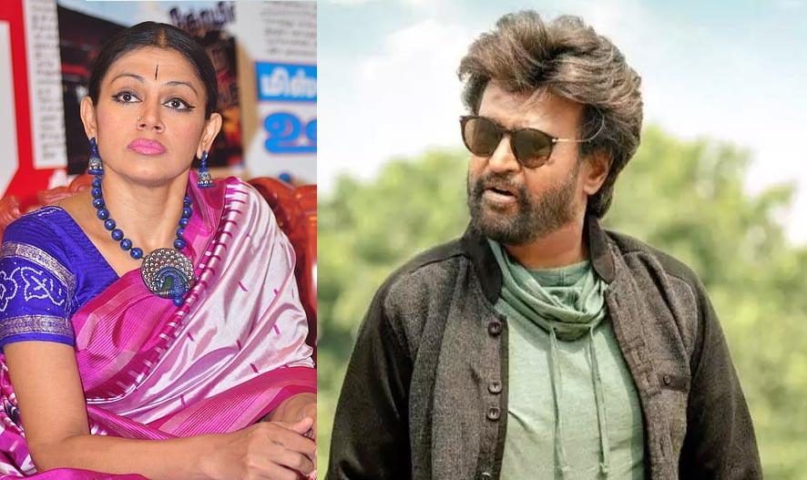 Shobhana ordeal in romancing Rajinikanth in the rain