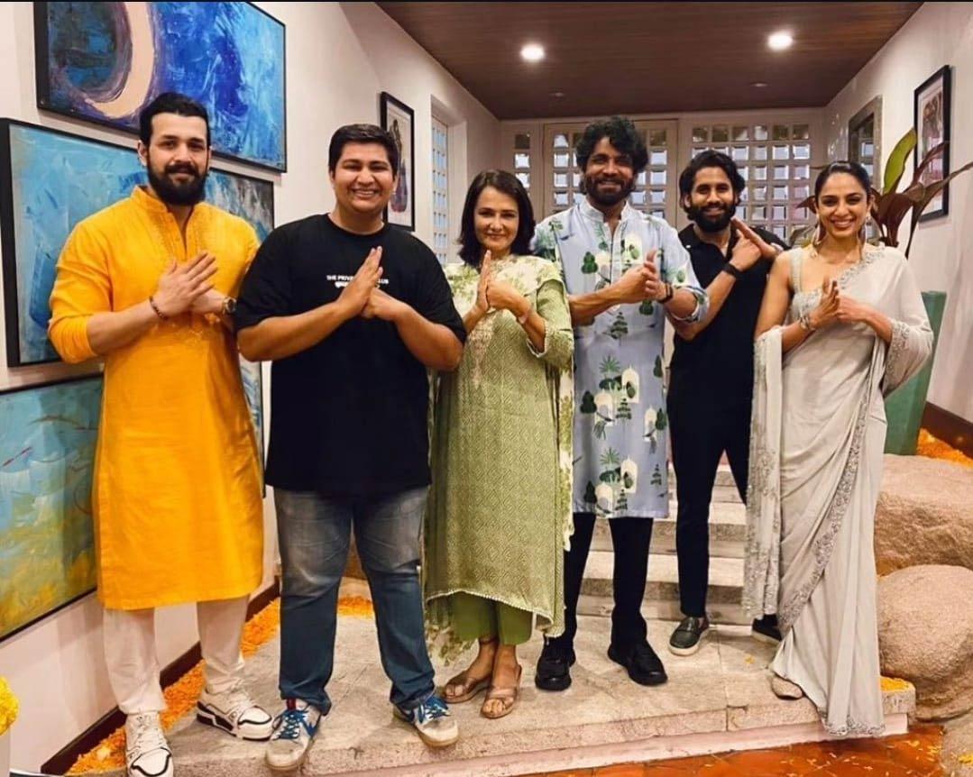 Sobhita Dhulipala and Naga Chaitanya Celebrate Diwali Together