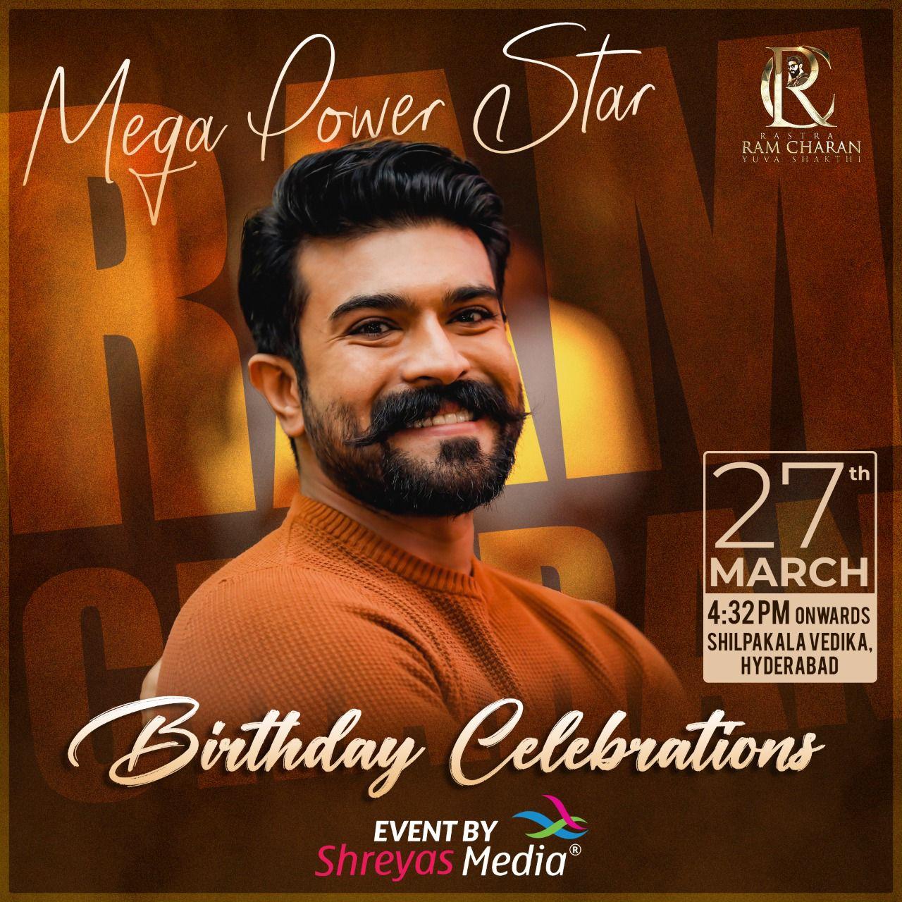 Ram Charan's Birthday to be celebrated in style