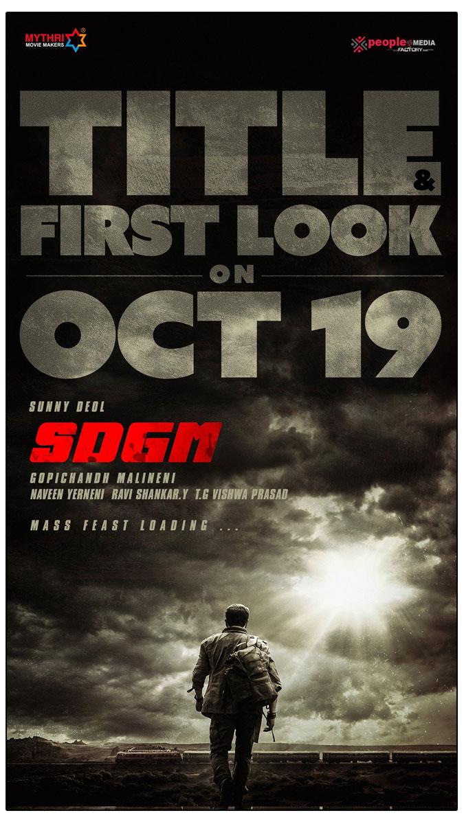 SDGM Title And First Look On October 19th