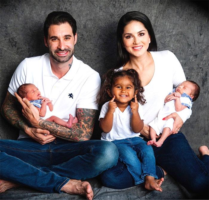 Sunny Leone Surprises With Twins