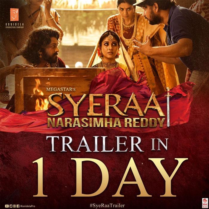 Get Ready for Sye Raa Trailer in These Screens Tomorrow