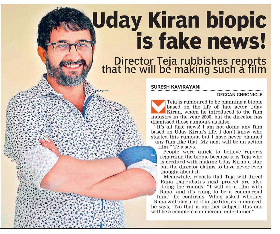 Uday Kiran Biopic Fake: Who Are Culprits?