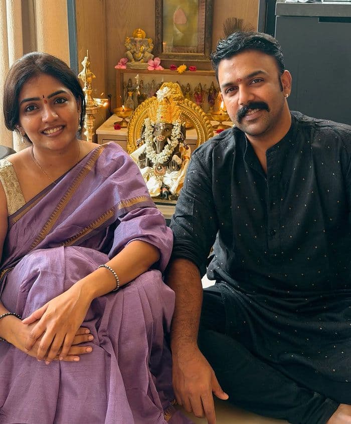 Tharun Bhascker and Eesha Rebba’s Festive Photo Sparks Buzz
