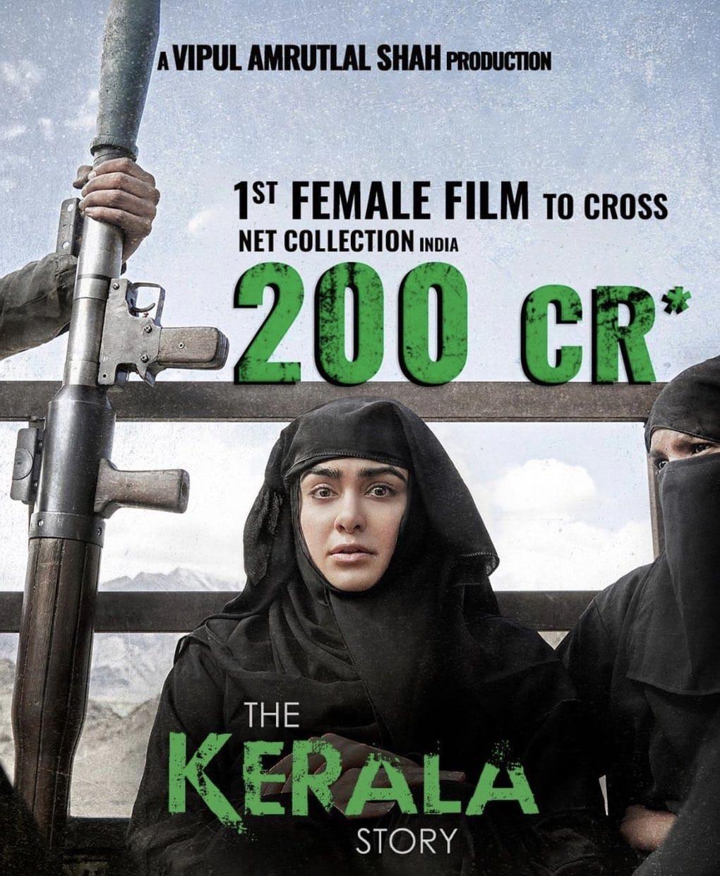 Adah Sharma Pens Gratitude Note On The Kerala Story Joining Rs 200 Cr Club