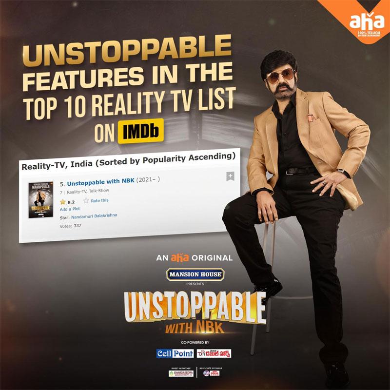 Balakrishna's Unstoppable going great guns