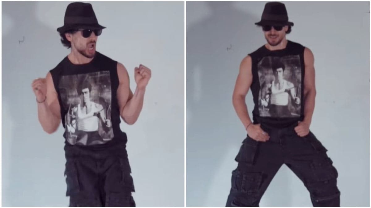Tiger Shroff dances to Naatu Naatu