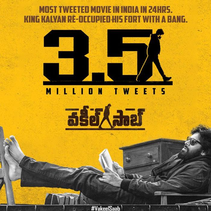 Vakeel Saab All India Record in 24 Hours
