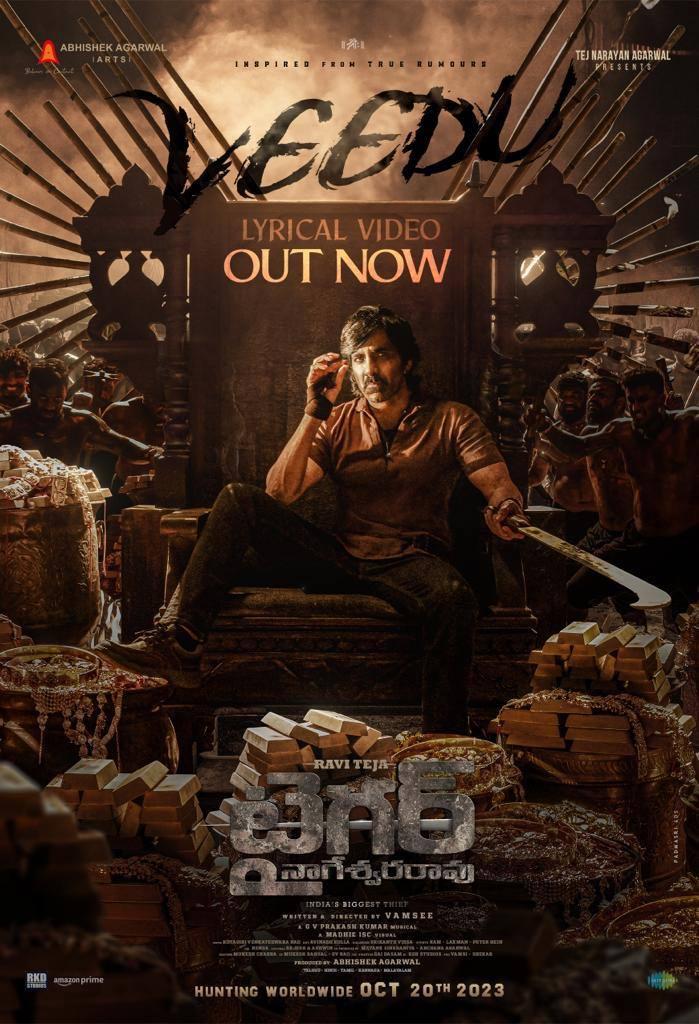 Veedu song from Tiger Nageswara Rao released
