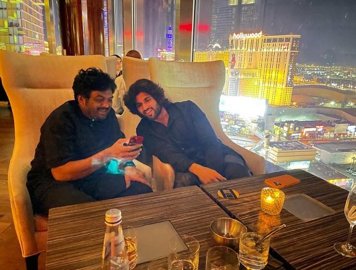 Liger lands in US: VD and Puri chills out
