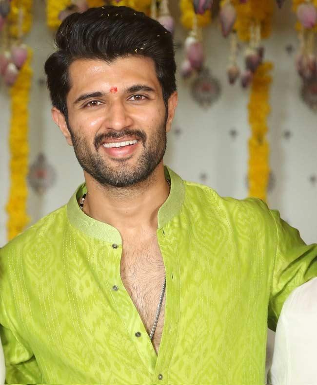 Vijay Devarakonda in action in Vizag