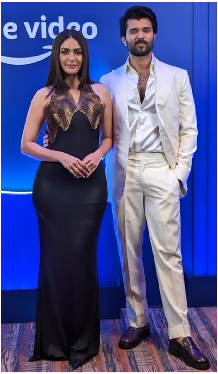 Vijay Deverakonda - Mrunal Thakur Promotes Family Star In Mumbai