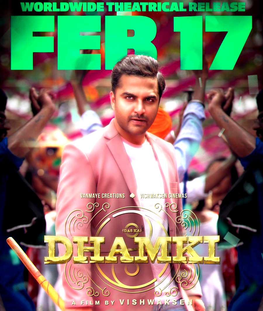 Vishwaksen finalises Dhamki date