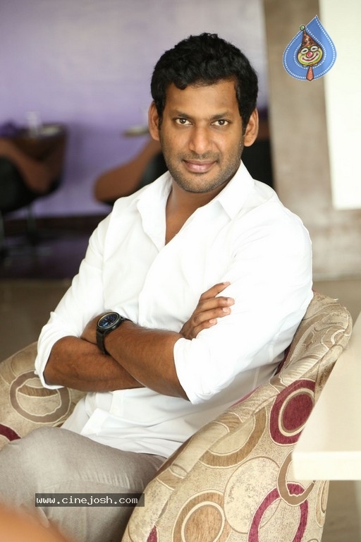 Vishal Interview Images - 5 / 14 photos