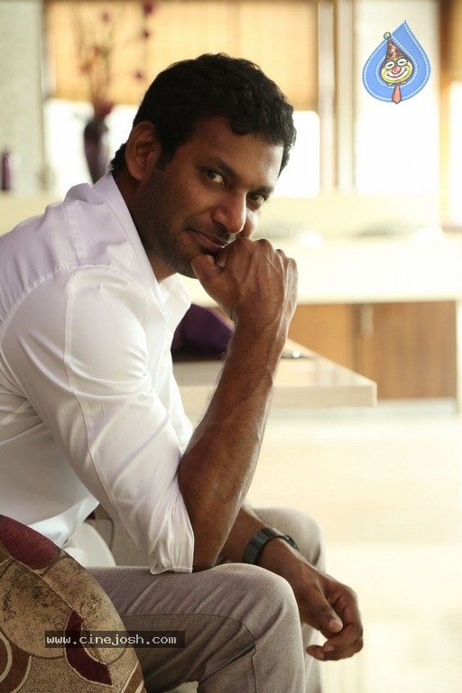 Vishal Interview Images - 11 / 14 photos